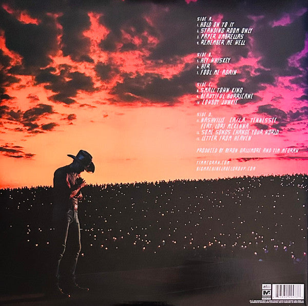 Tim McGraw : Standing Room Only (2xLP, Album, Tur)