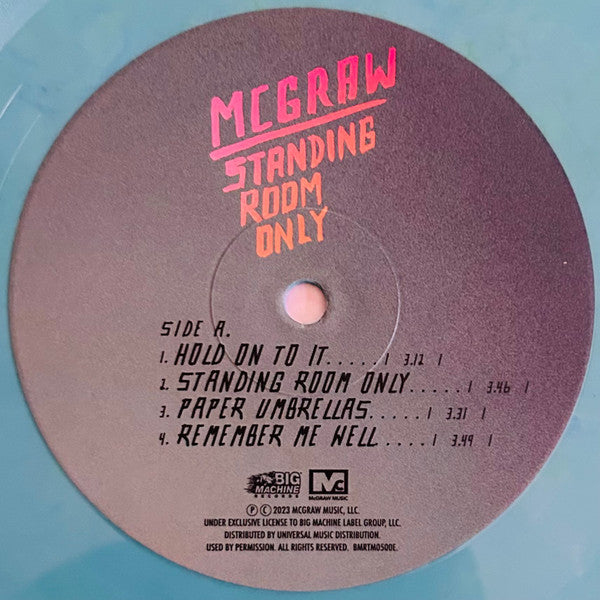 Tim McGraw : Standing Room Only (2xLP, Album, Tur)