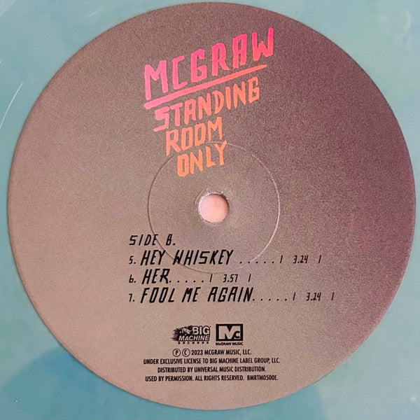 Tim McGraw : Standing Room Only (2xLP, Album, Tur)