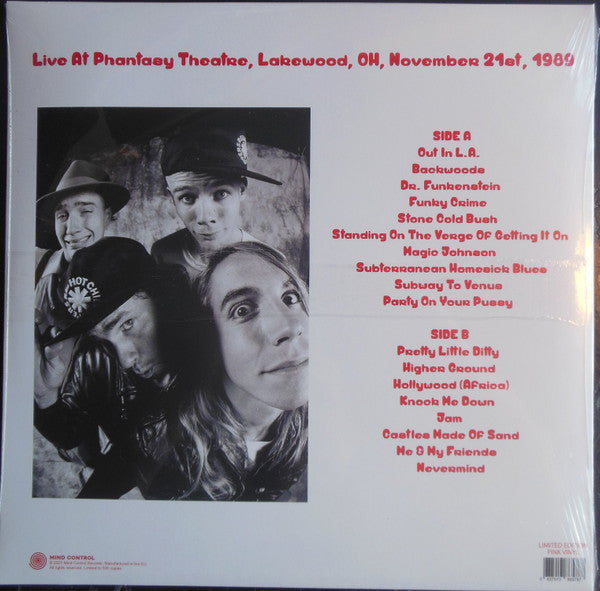 Red Hot Chili Peppers : Subway To Venus - Live Lakewood, OH, 21 November '89 (LP, Ltd, Unofficial, Pin)