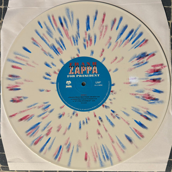 Frank Zappa : Frank Zappa For President (LP, Red + LP, S/Sided, Etch, Red + Album, RSD, Ltd)