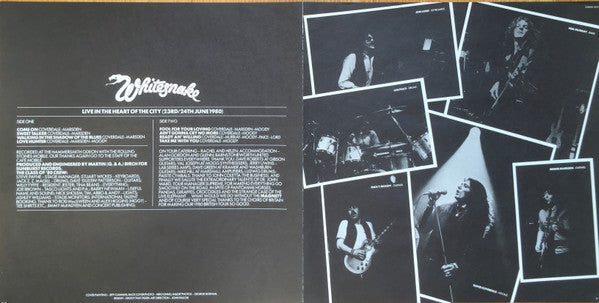 Whitesnake : Live... In The Heart Of The City (LP, Album)