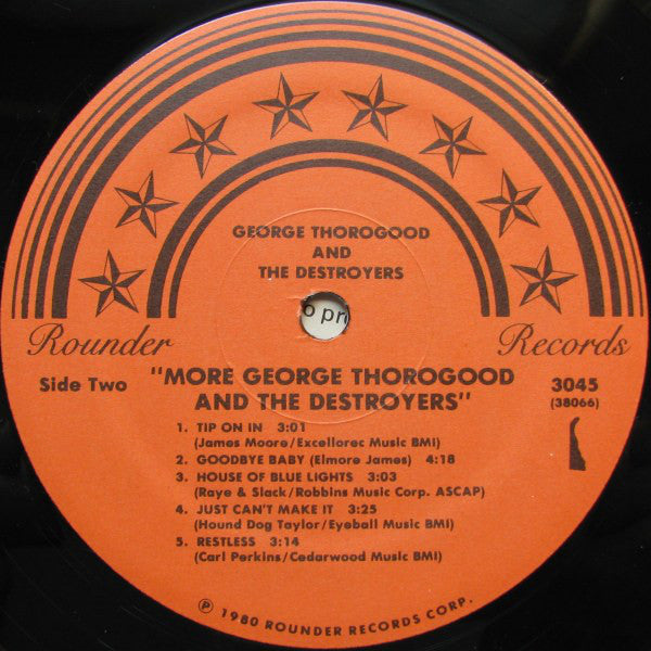 George Thorogood And The Destroyers* : More George Thorogood And The Destroyers (LP, Album)