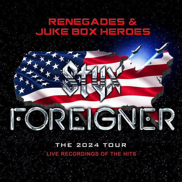 Styx, Foreigner : Renegades & Juke Box Heroes (LP, Comp, Ltd, Num)