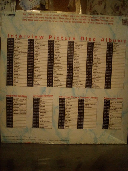 Def Leppard : Limited Edition Interview Picture Disc (LP, Ltd, Pic, Unofficial)