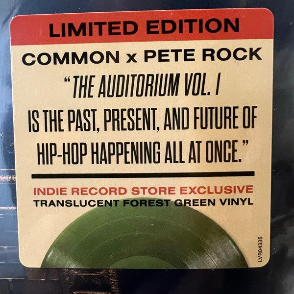 Common x Pete Rock : The Auditorium Vol. 1 (2xLP, Album, Ltd, Tra)