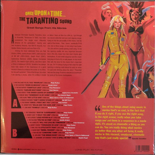 Various : Once Upon A Time... The Tarantino Sound (Great Songs From His Movies) (LP, Comp, Red)