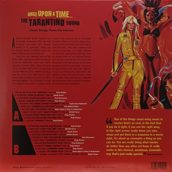 Various : Once Upon A Time... The Tarantino Sound (Great Songs From His Movies) (LP, Comp, Red)