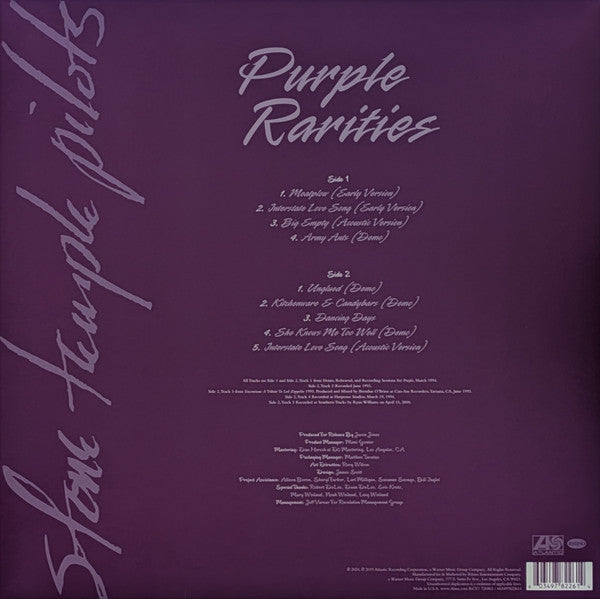 Stone Temple Pilots : Purple Rarities (LP, Album, RSD, Ltd, Pur)