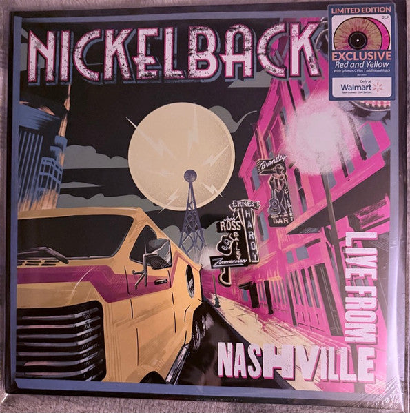 Nickelback : Live From Nashville (2xLP, Album, Ltd, Red)