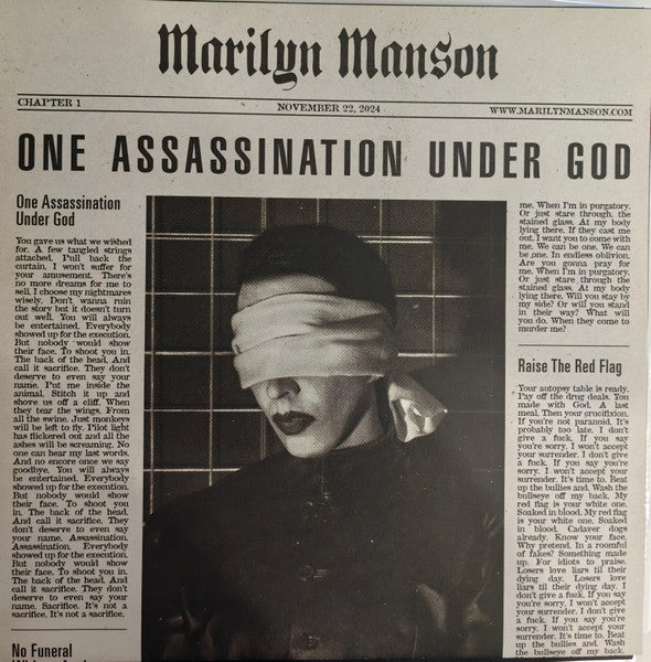 Marilyn Manson : One Assassination Under God (Chapter 1) (LP, Album, Red)