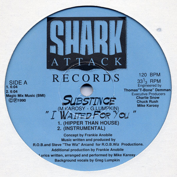 Substince : I Waited For You (12")