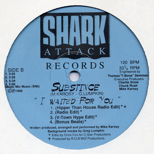 Substince : I Waited For You (12")
