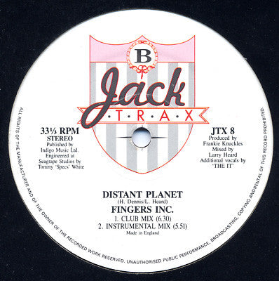 Fingers Inc. : Distant Planet (Remix) (12")
