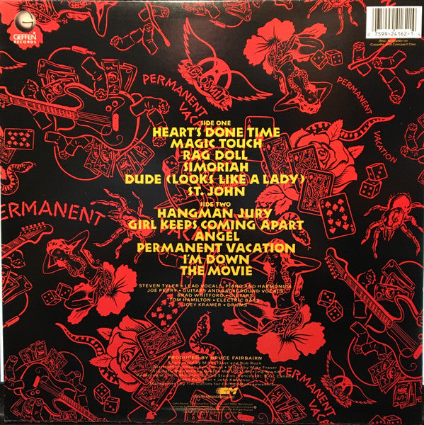 Aerosmith : Permanent Vacation (LP, Album, Spe)