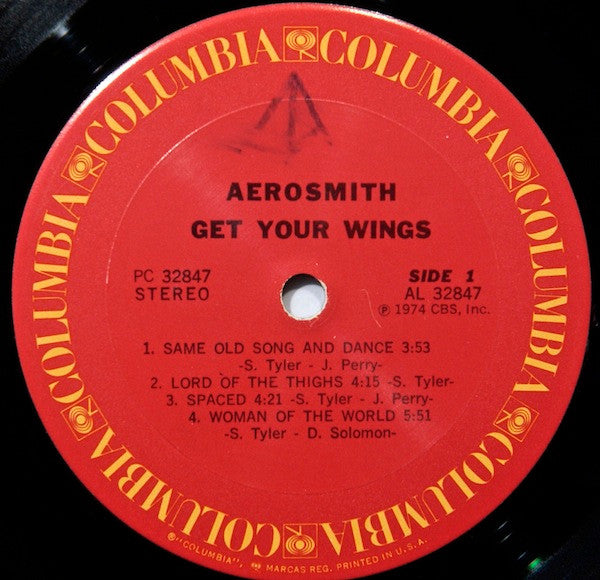 Aerosmith : Get Your Wings (LP, Album, RE)