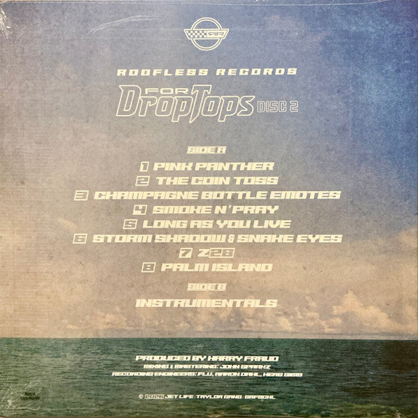Curren$y, Wiz Khalifa & Harry Fraud : Roofless Records For Drop Tops: Disc 2 (LP, Ltd, Met)