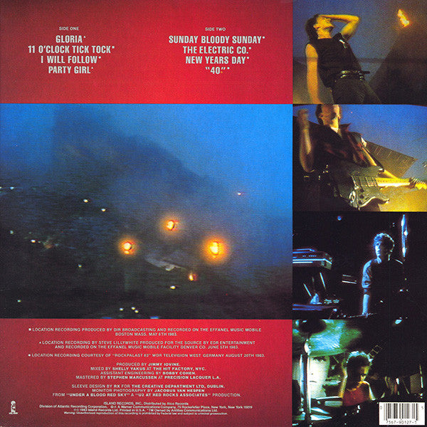 U2 : Live "Under A Blood Red Sky" (LP, MiniAlbum, AR )