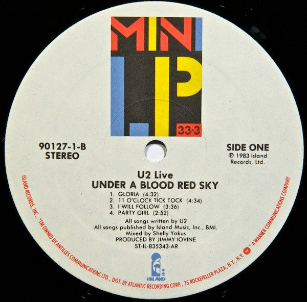 U2 : Live "Under A Blood Red Sky" (LP, MiniAlbum, AR )