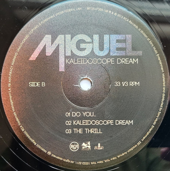 Miguel (67) : Kaleidoscope Dream (2xLP, Album)