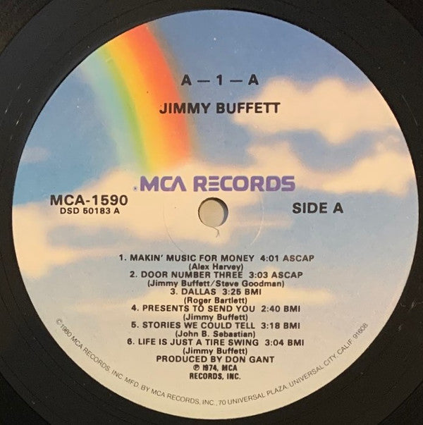 Jimmy Buffett : A1A (LP, RE, Glo)