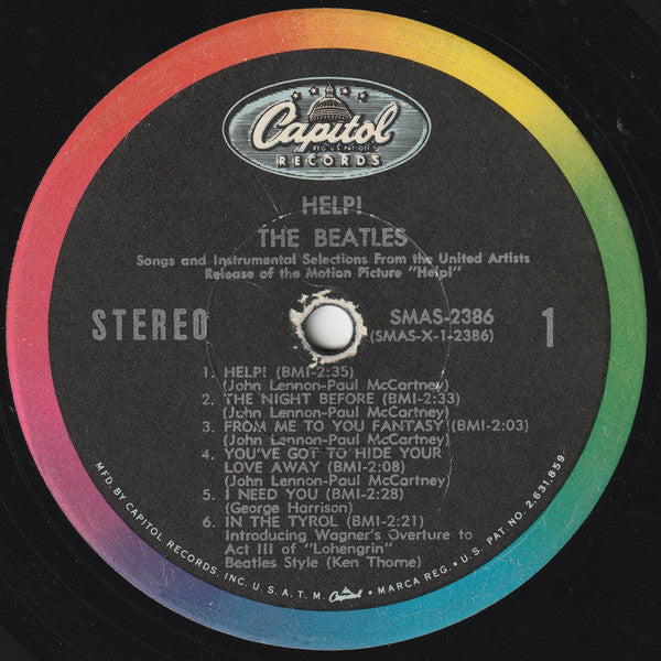 The Beatles : Help! (Original Motion Picture Soundtrack) (LP, Album, Los)
