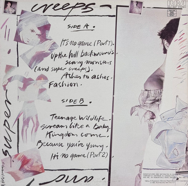 David Bowie : Scary Monsters (LP, Album)
