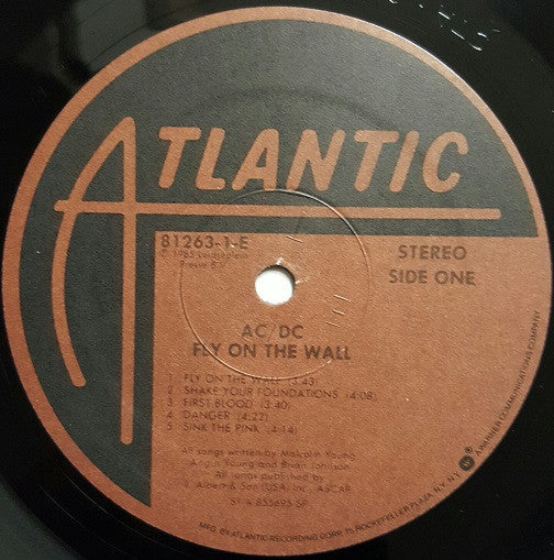 AC/DC : Fly On The Wall (LP, Album, Spe)