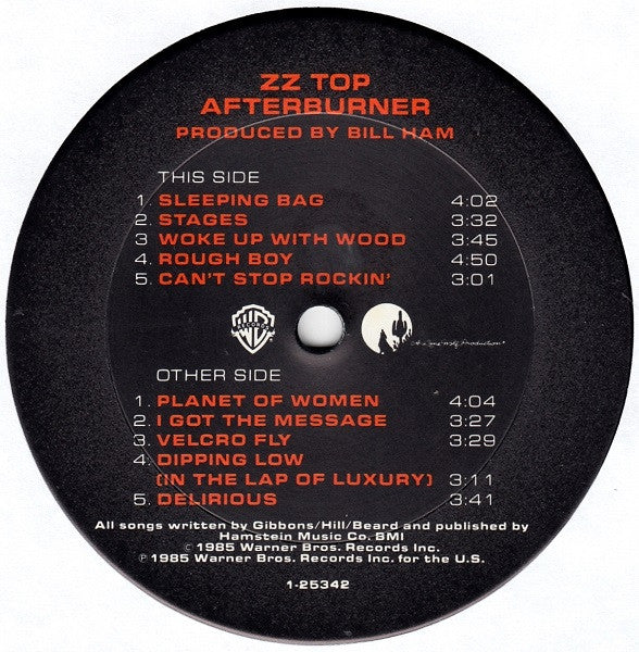 ZZ Top : Afterburner (LP, Album, Club, Car)