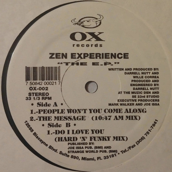 Zen Experience : The E.P. (2x12")