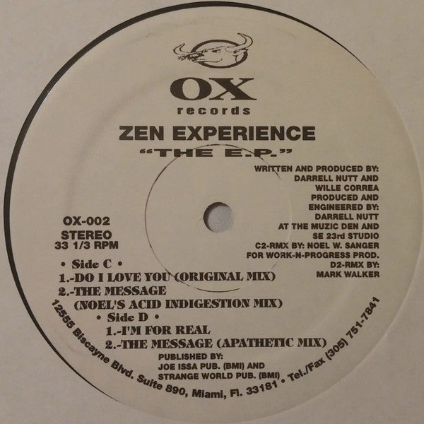 Zen Experience : The E.P. (2x12")
