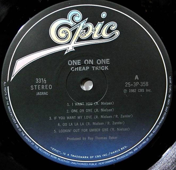 Cheap Trick : One On One (LP, Album)