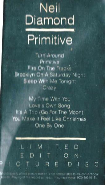 Neil Diamond : Primitive (LP, Album, Ltd, Pic)