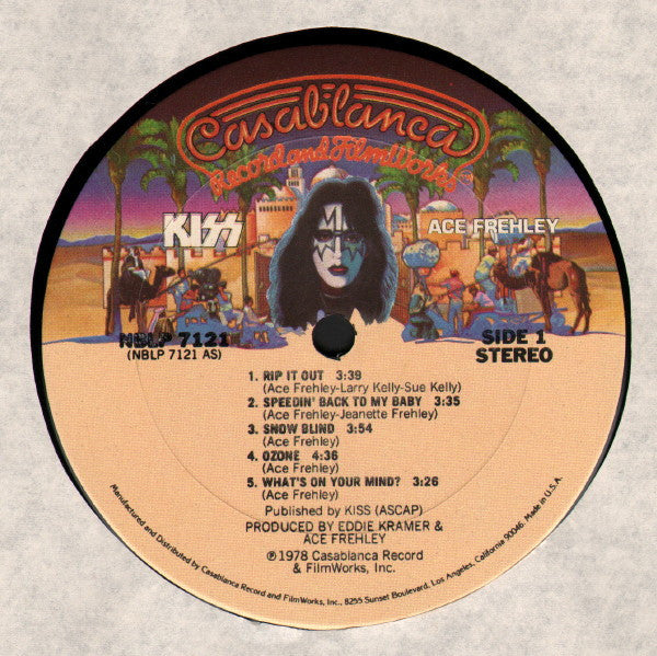 Kiss, Ace Frehley : Ace Frehley (LP, Album, Ter)