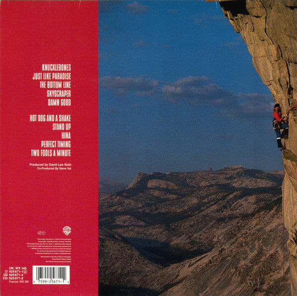 David Lee Roth : Skyscraper (LP, Album)