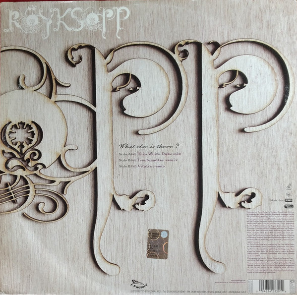 Röyksopp : What Else Is There? (12")