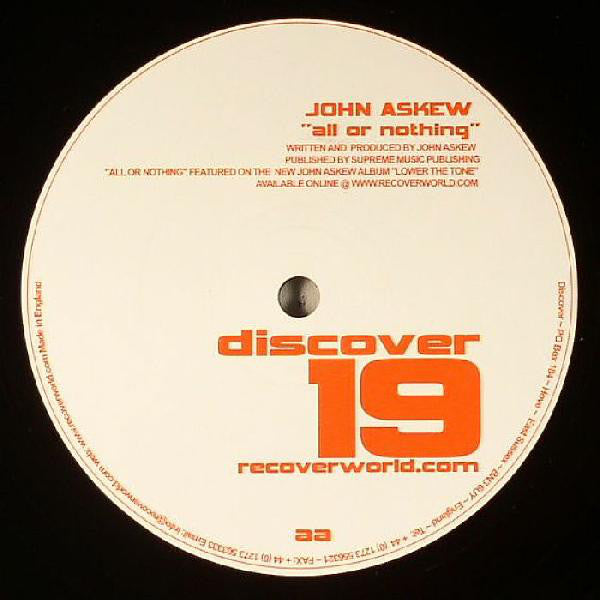 John Askew : Homesick / All Or Nothing (12")