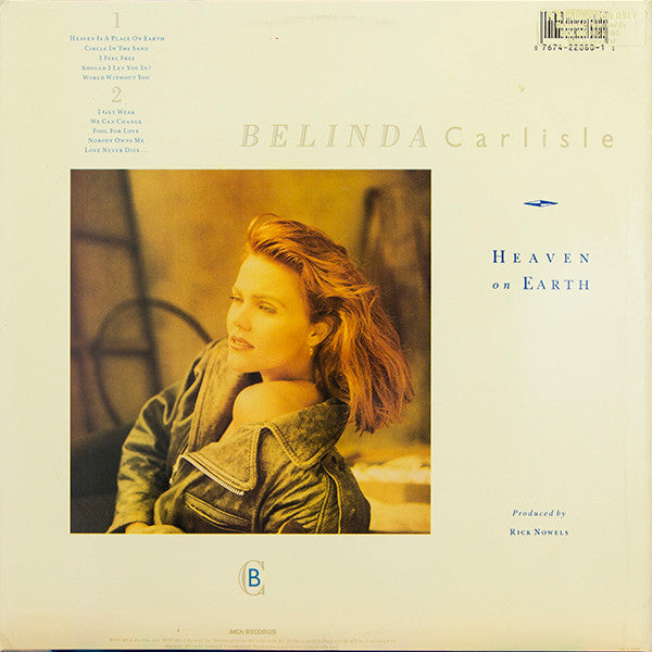 Belinda Carlisle : Heaven On Earth (LP, Album, Glo)