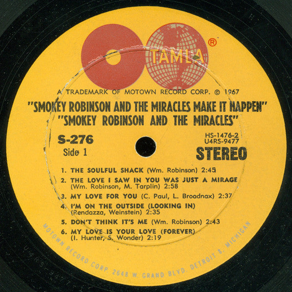 The Miracles : Make It Happen (LP, Album)