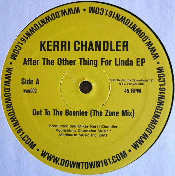 Kerri Chandler : After The Other Thing For Linda EP (12", EP)