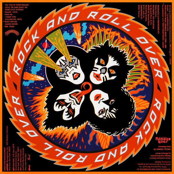Kiss : Rock And Roll Over (LP, Album, San)