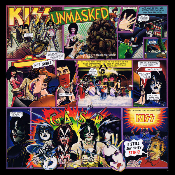 Kiss : Unmasked (LP, Album, 18,)