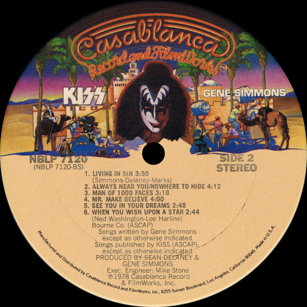 Kiss, Gene Simmons : Gene Simmons (LP, Album, Ter)