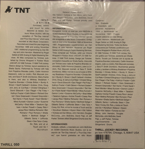 Tortoise : TNT (2xLP, Album)