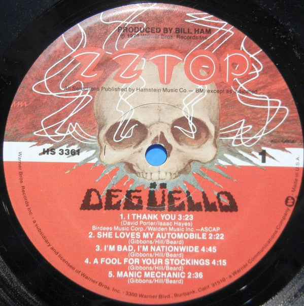 ZZ Top : Degüello (LP, Album)