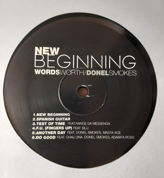 Wordsworth & Donel Smokes : New Beginning (LP, Album)