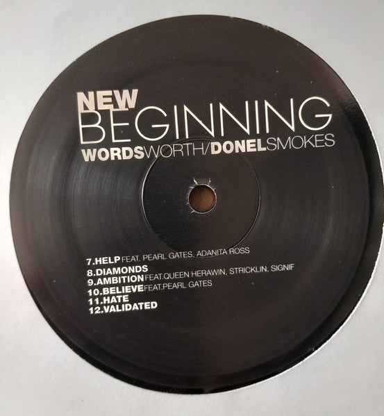 Wordsworth & Donel Smokes : New Beginning (LP, Album)