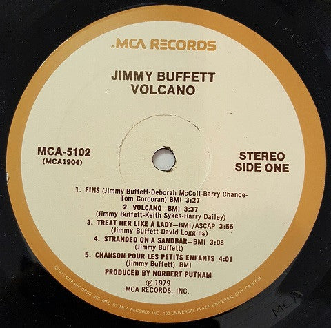 Jimmy Buffett : Volcano (LP, Album, Gat)