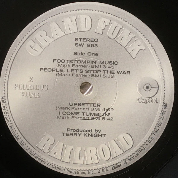 Grand Funk Railroad : E Pluribus Funk (LP, Album, Win)