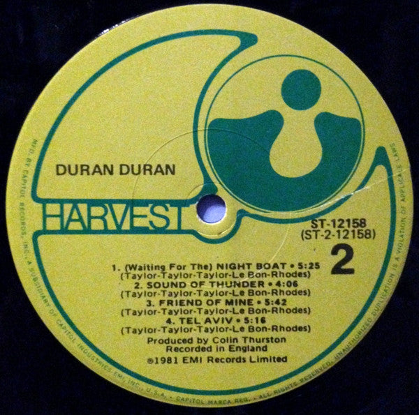 Duran Duran : Duran Duran (LP, Album, Los)